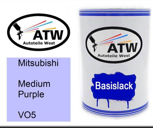 Mitsubishi, Medium Purple, VO5: 500ml Lackdose, von ATW Autoteile West.